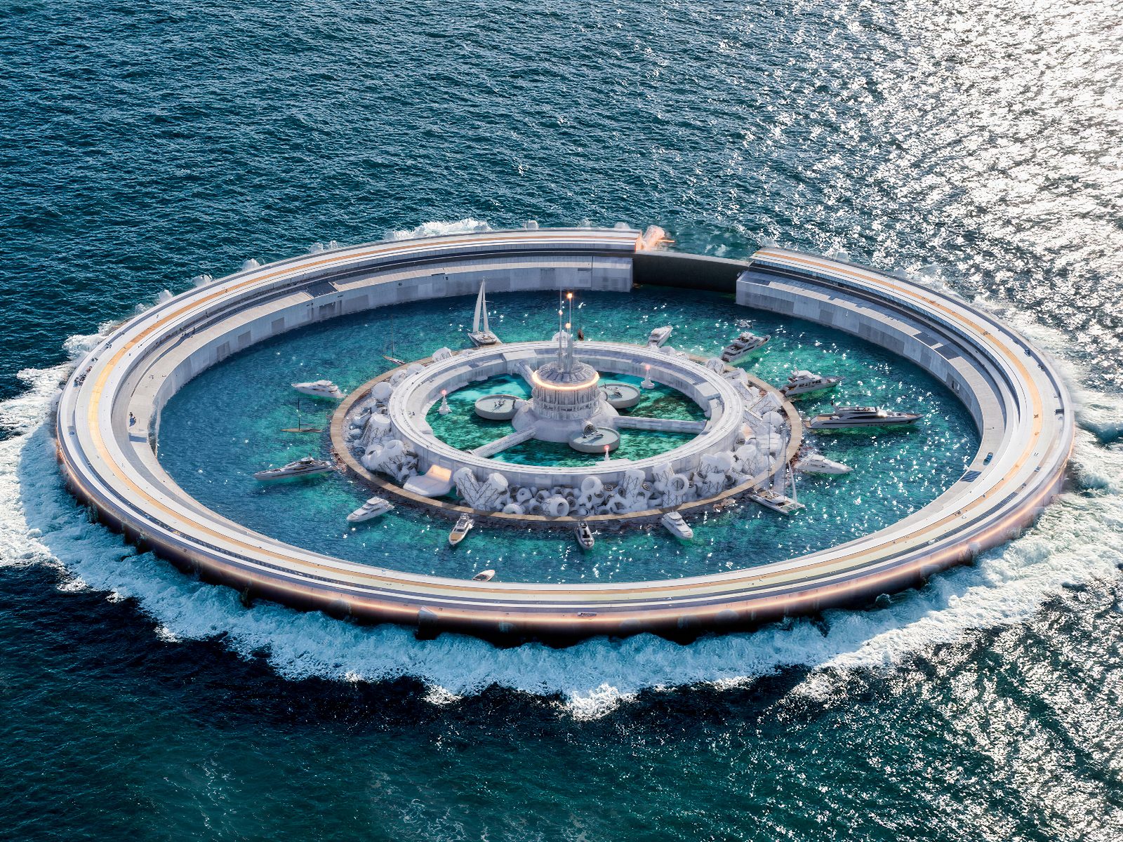 Luxury underwater residence